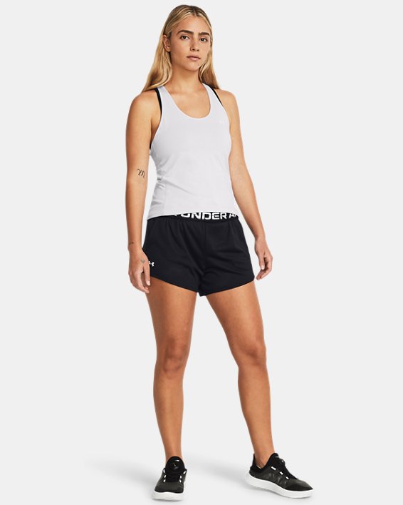Women's UA Tech™ Mesh 3" Shorts in Black image number 2